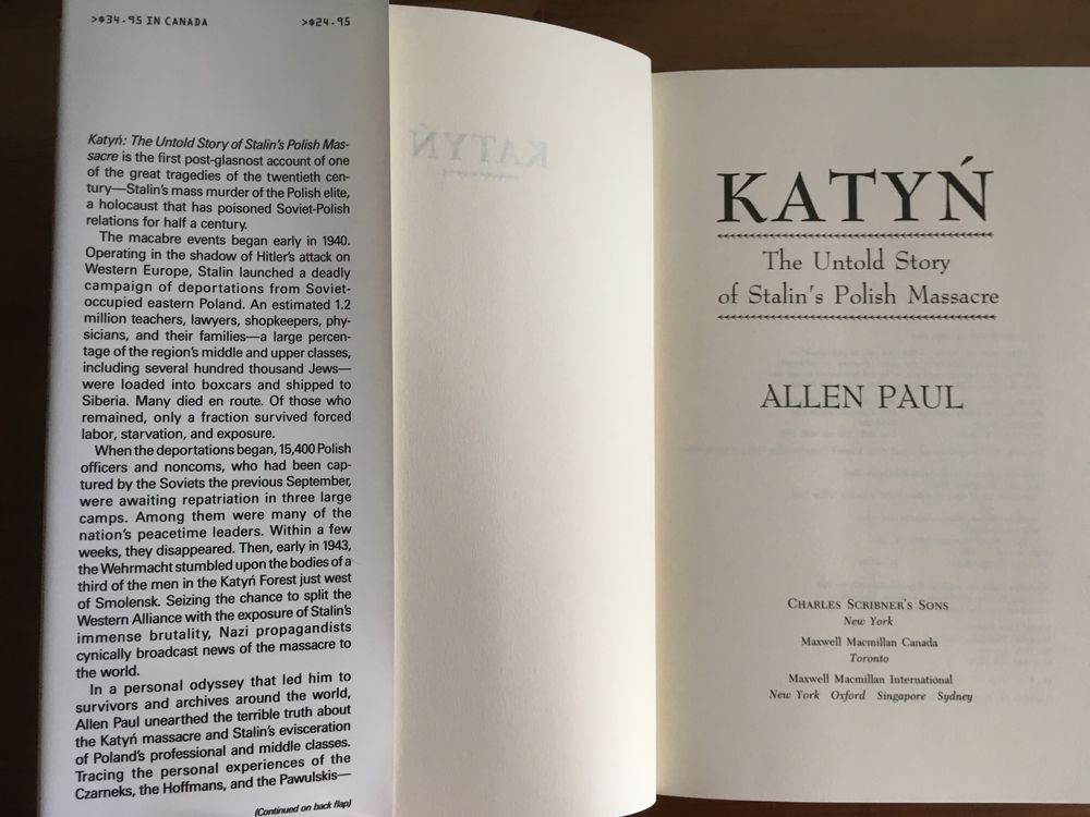 Katyń. The untold story of Stalin’s polish massacre. Allen Paul