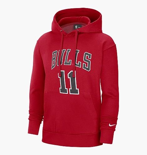 Оригінальна чоловіча худі NIKE CHICAGO BULLS ESSENTIAL NBA RED DB1208-