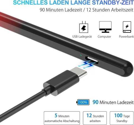 COO rysik magnetyczny do iPad Pro 11 12.9 10/9/8/7/6 iPad Mini 6/5 Air