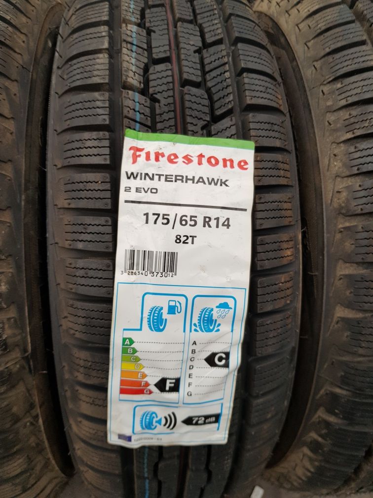 4x175/65R14 Firestone Winterhawk 2 EVO Nowy komplet opon zimowych