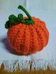 Abóboras de crochet para decoração de halloween