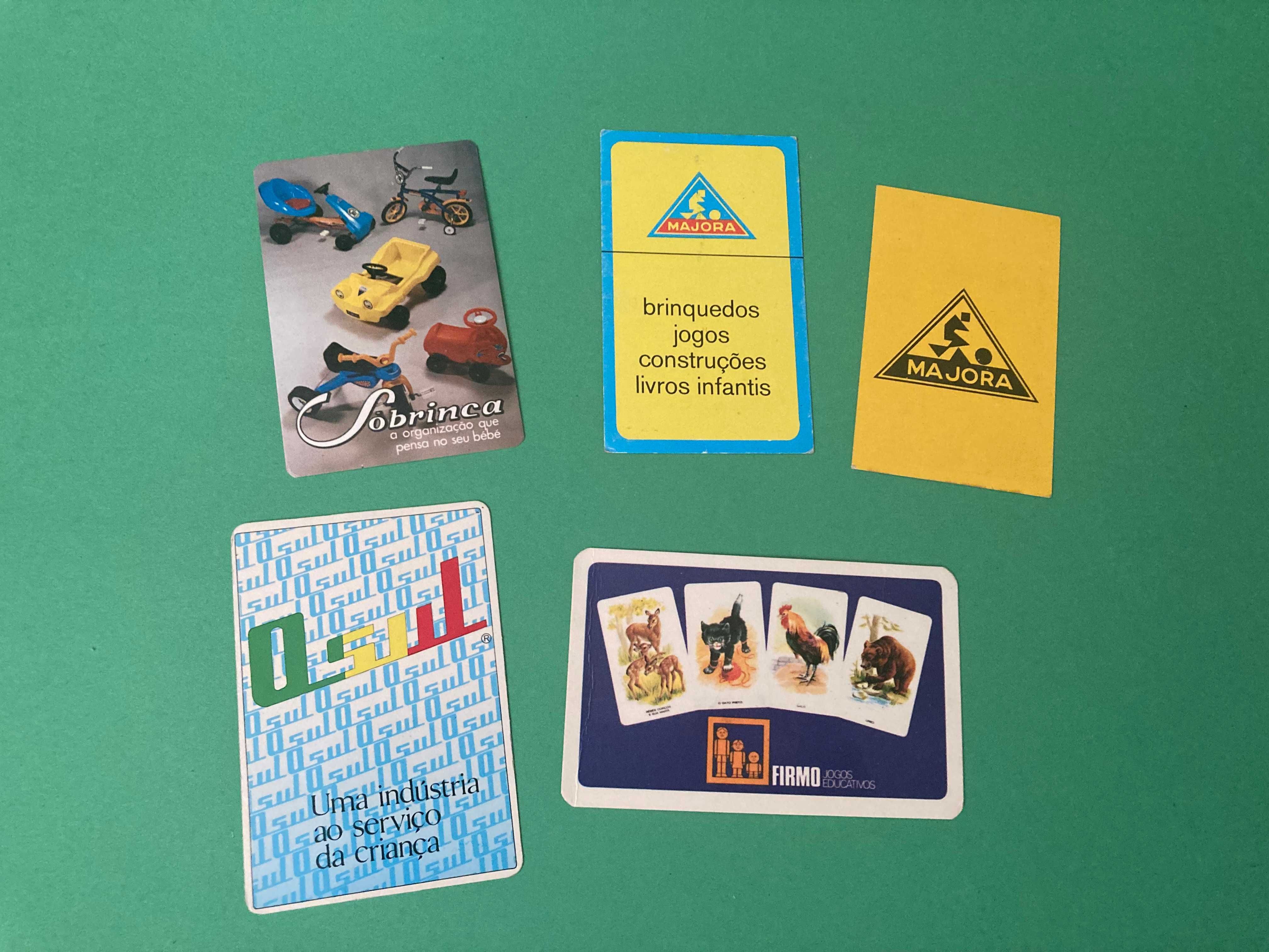 Lote de Calendários marcas de Brinquedos Anos 80 Pepe Osul Majora