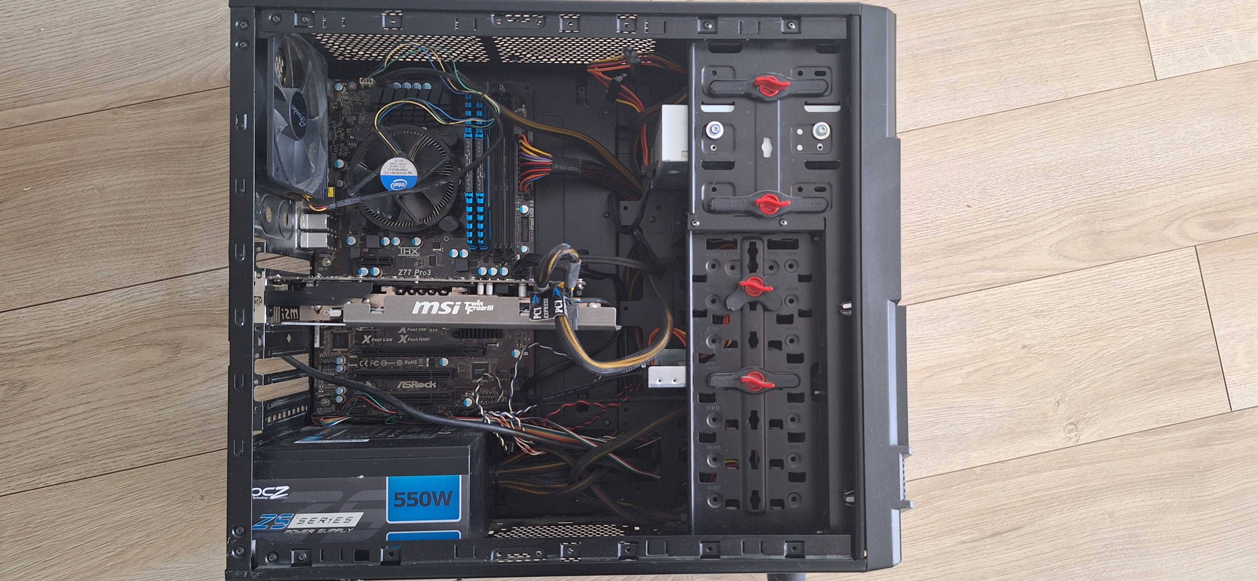PC (ASRock Z77 Pro 3, MSI R7870 , Intel Core i5 3570K, 8GB RAM)