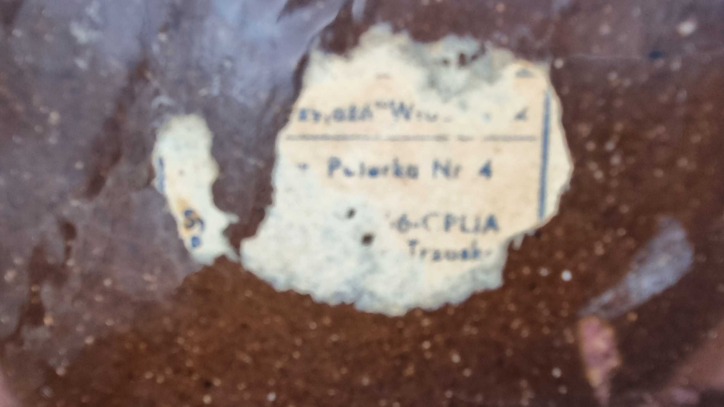 Patera Talerz Trzaska Przyjaźń Włocławek Cepelia New Lokk Design PRL