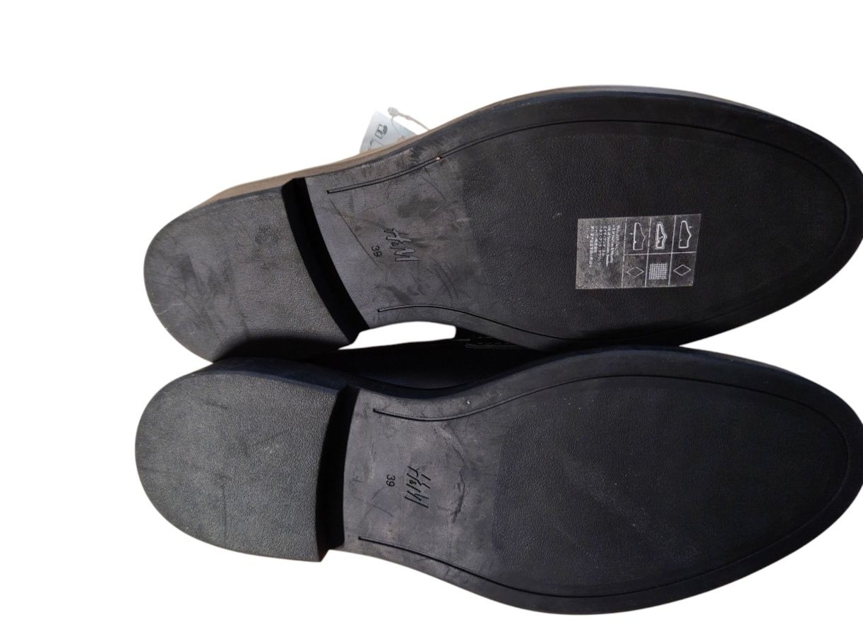 H&M nowe loafersy mokasyny  39