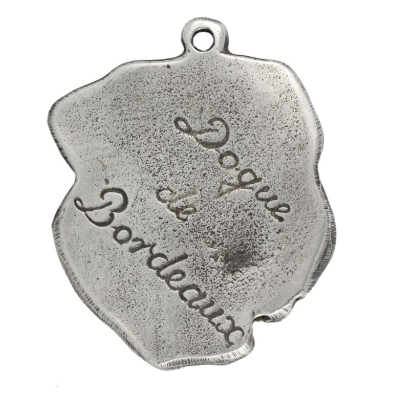 Dog z Bordeaux brelok posrebrzany Art-Dog