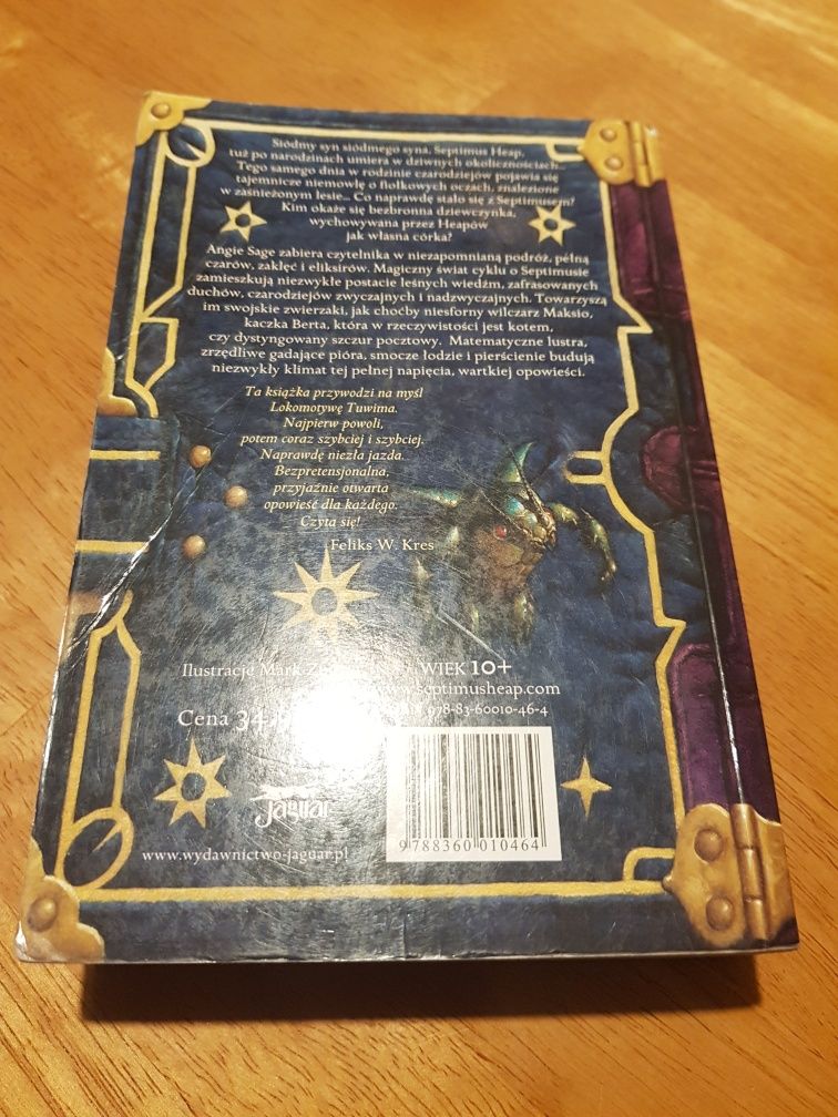 Zakazana magia - SEPTIMUS HEAP - książki lepsze niż Harry Potter