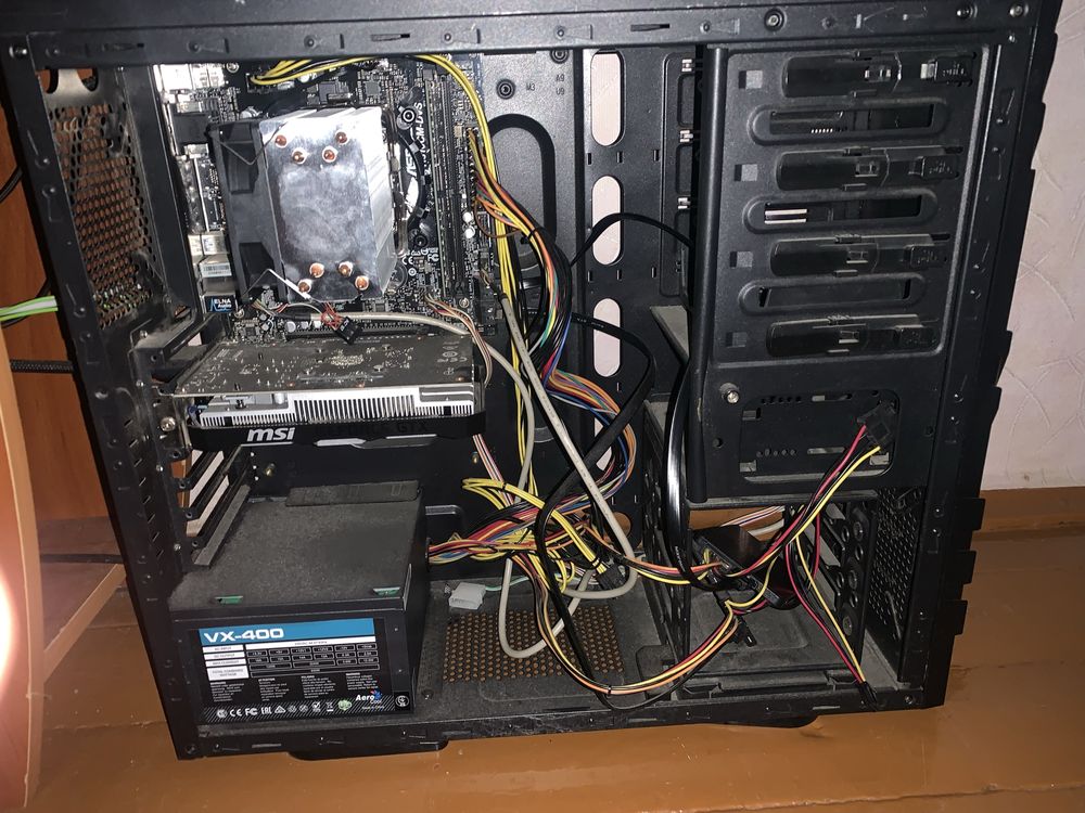 ПК intel i3 9100f, MSI GTX 1650
