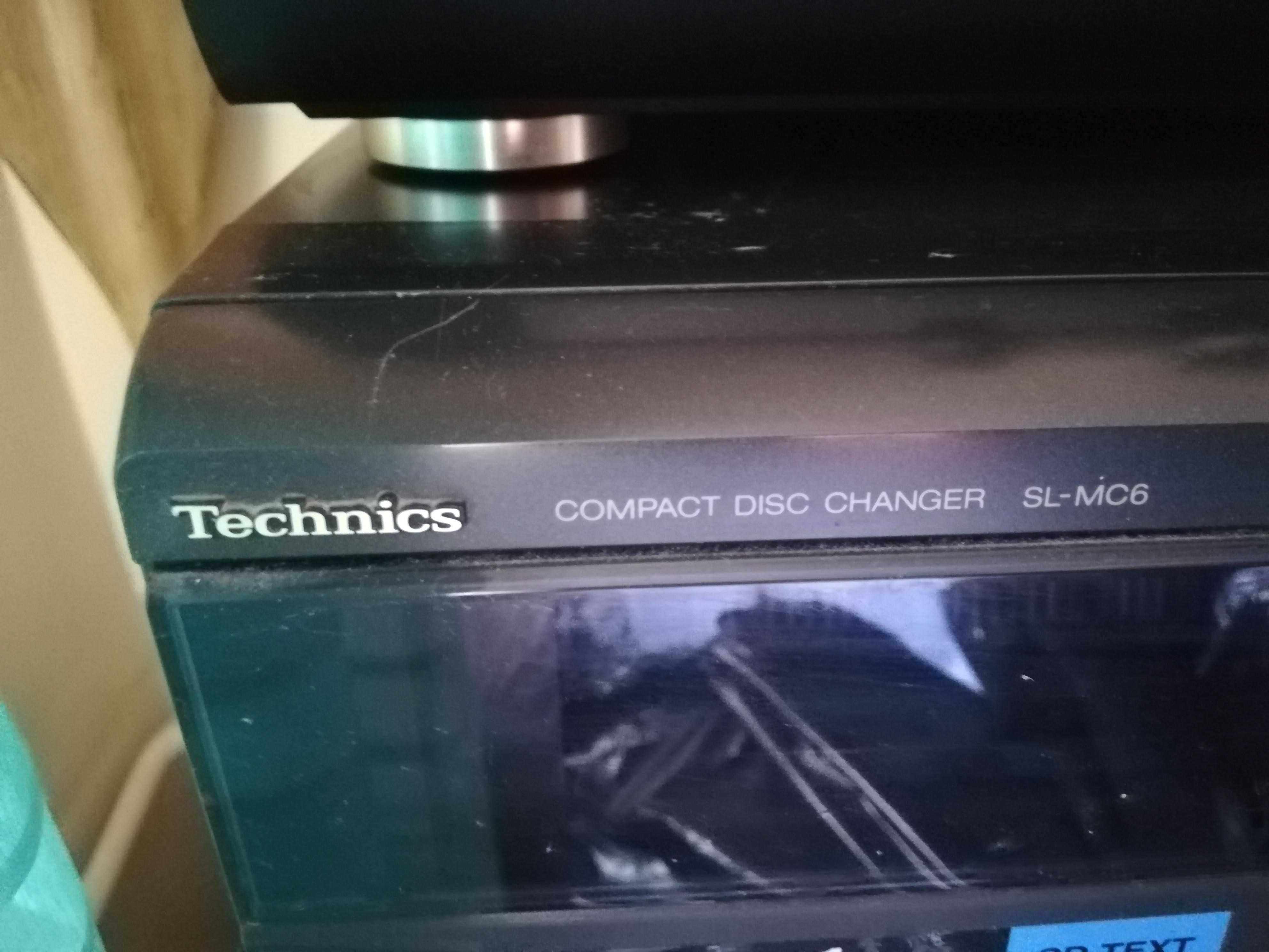 TECHNICS ZESTAW Ampituner SA-AX6 Zmieniarka CD SL-MC6 Kolumny SB-T200