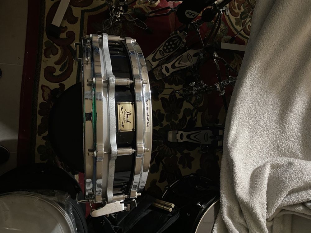 Vendo/Troco Tarola Pearl Free Floating Maple Shell 14x3.5
