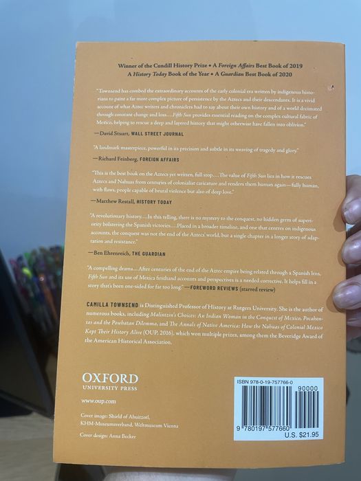 Livro Fifth sun Camilla Townswnd English