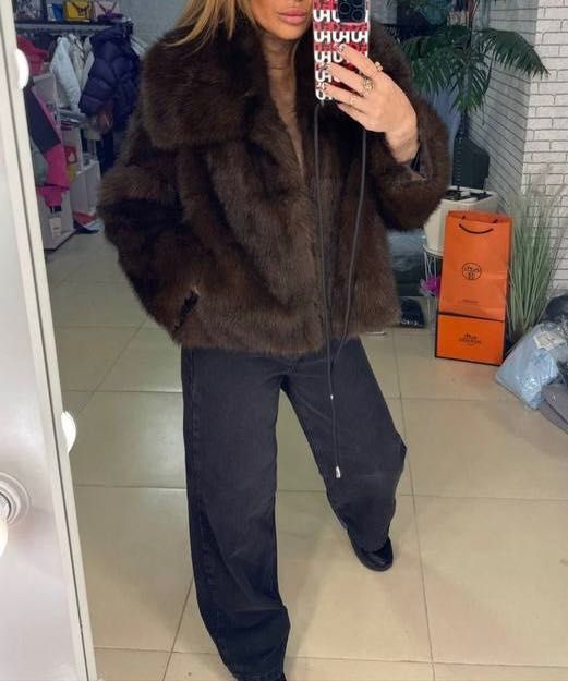 Шуба під НОРКУ (натуральна кісточка)