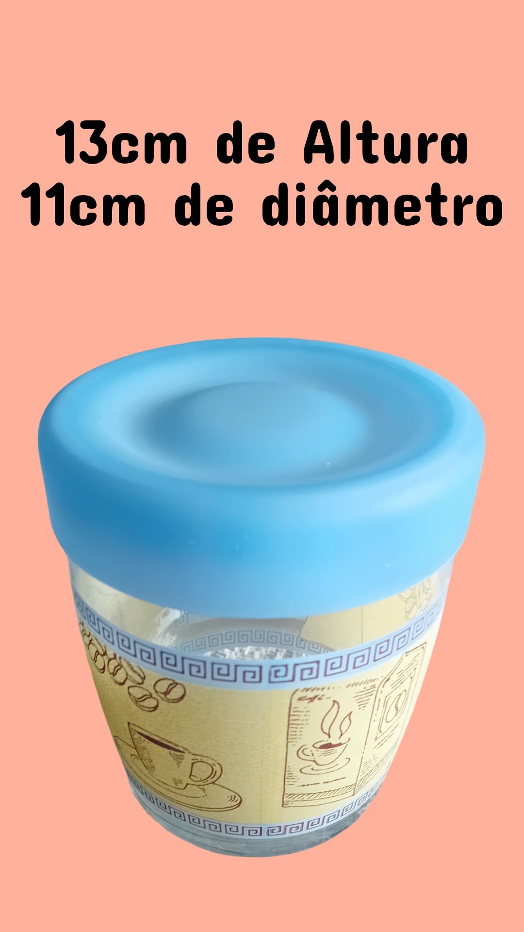 Pote de vidro.     .