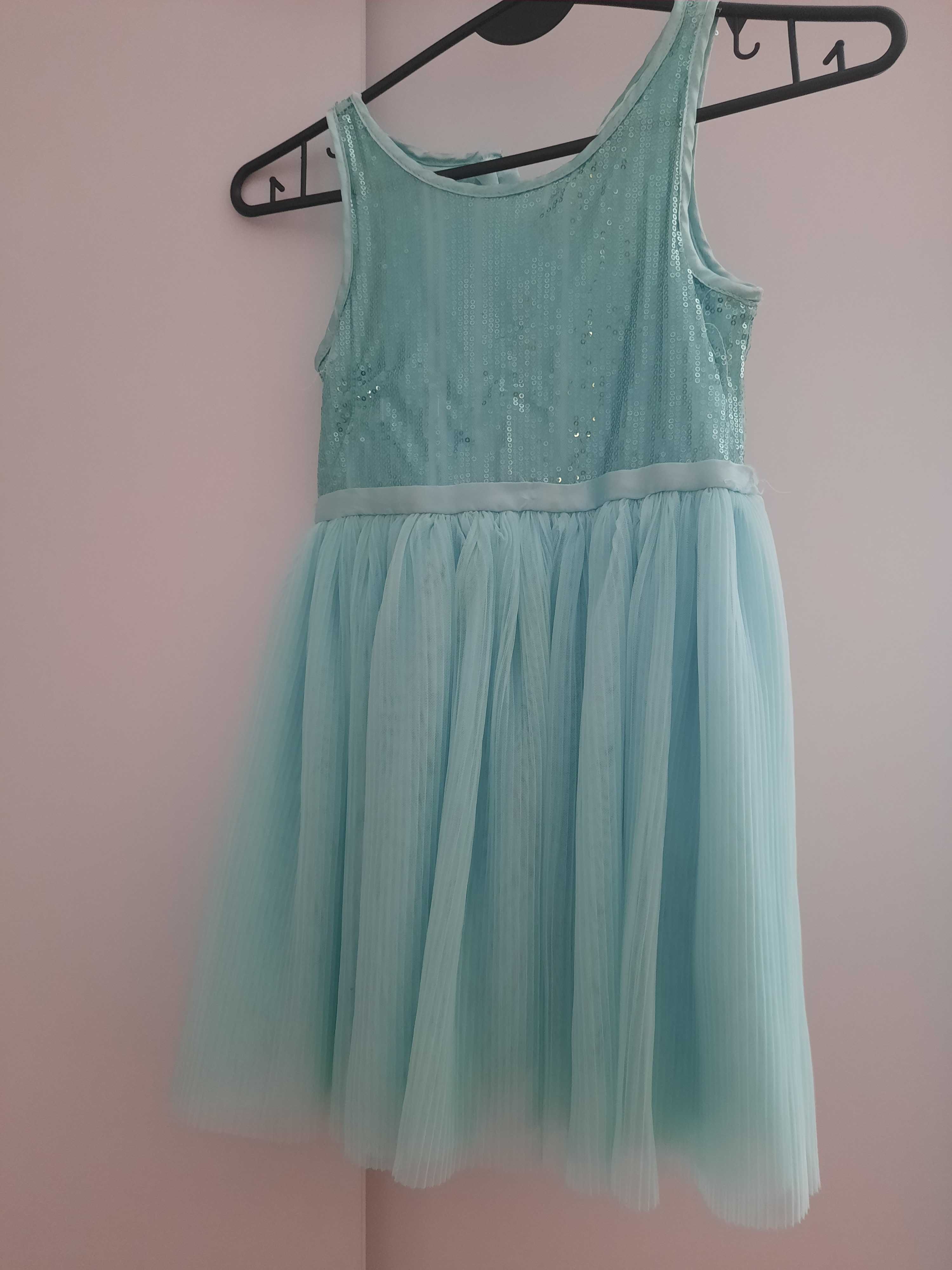 elegancka sukienka dla dziewczynki 110-116