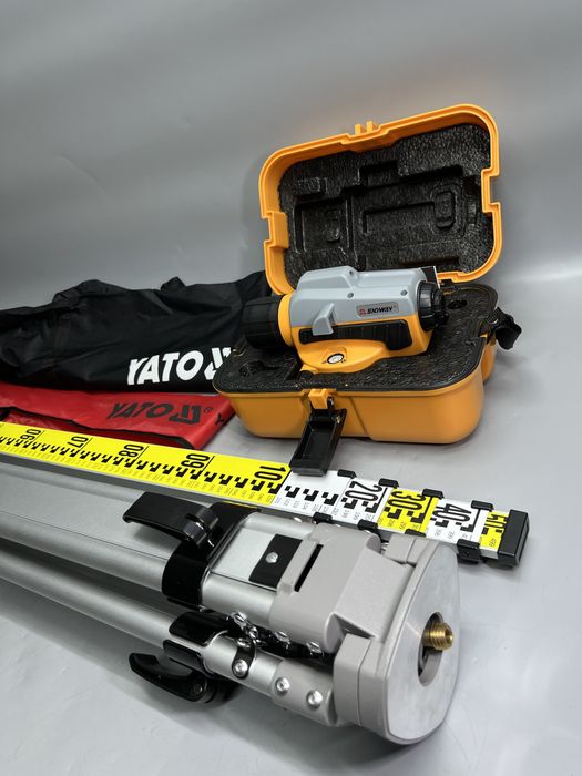 Проф качество Оптический нивелир Sndway SW-32A Штатив Рейка 5м YATO