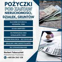 pozyczka  dla osob firm pod zastaw nieruchomosci szybka realizacja