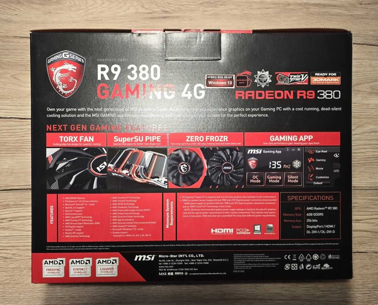 MSI Radeon R9 380 4GB 256bit Gaming