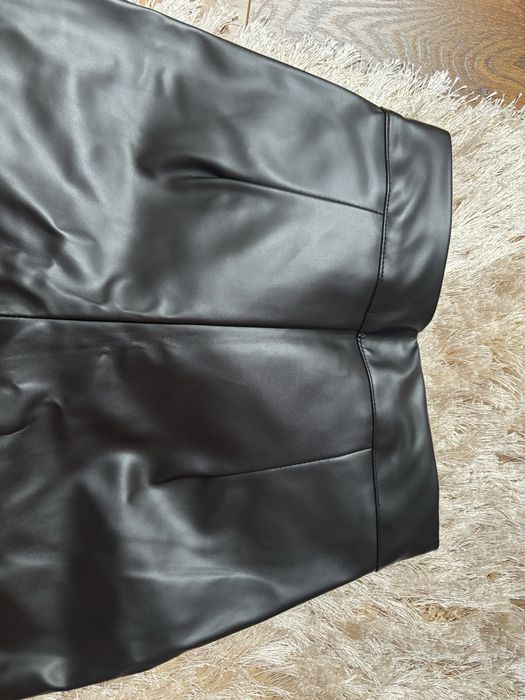 Шкіряні штани,утеплені plt