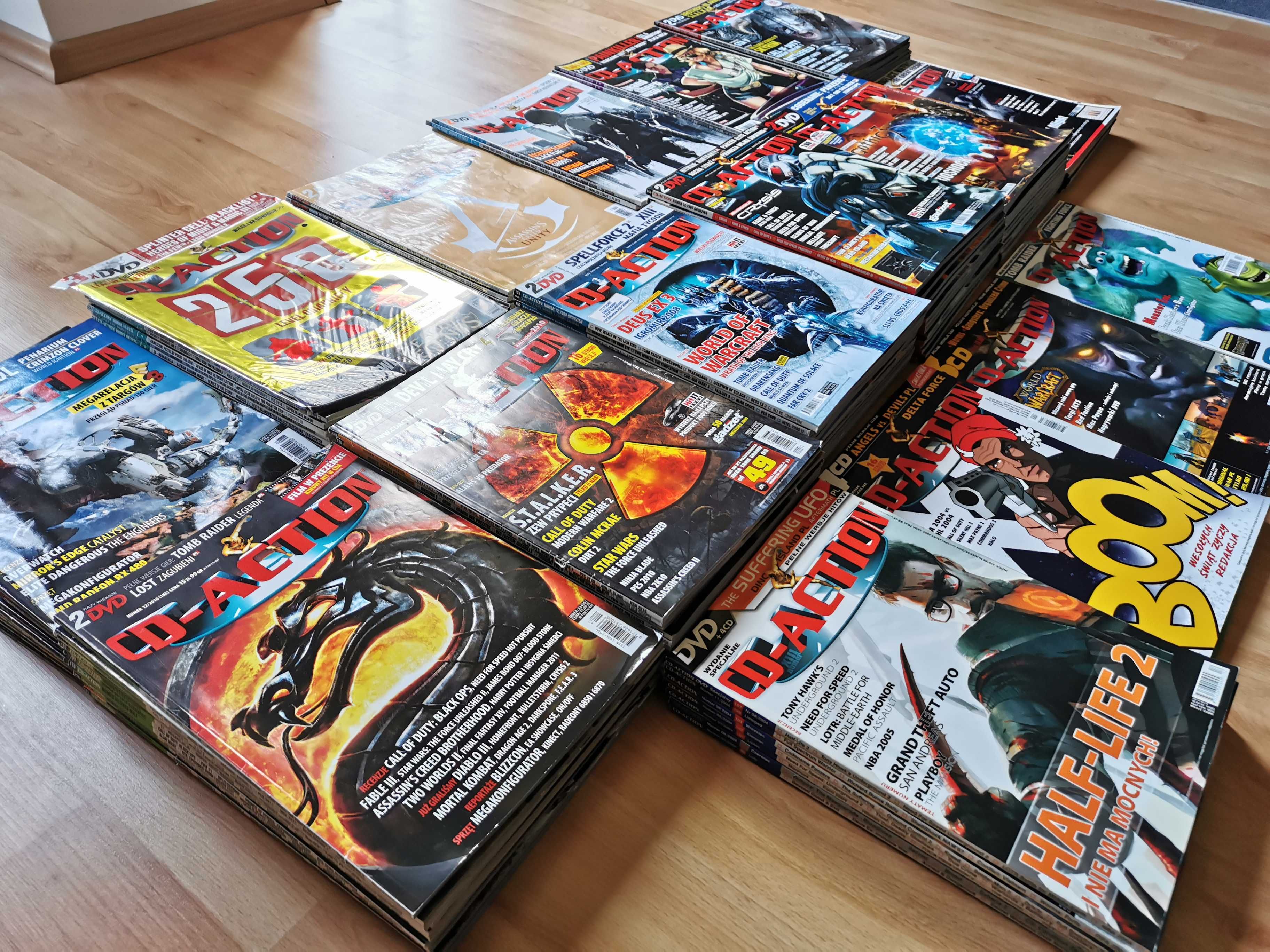 CD-Action kolekcja 130+ numerów, stan idealny lub bardzo dobry