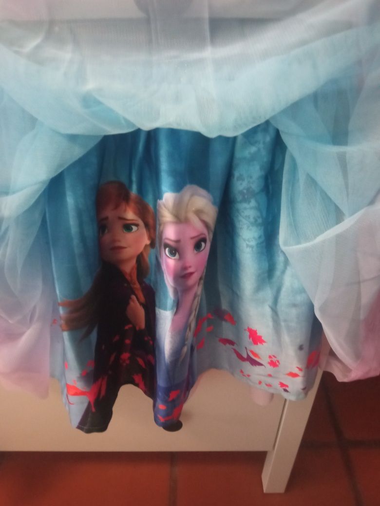 Saia com tule Frozen