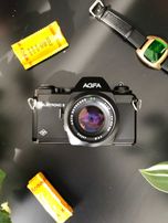 Фотокамера Agfa Selectronic 2 та Обєктив Auto Revuenon MC 50mm f/1.7