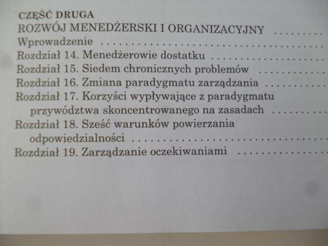 "Zasady Skutecznego Przywództwa" Stephen R. COVEY