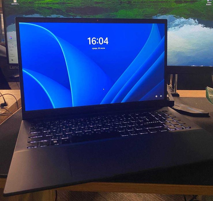 Ноутбук ASUS VivoBook Pro 15 5 ryzen 5 5600/GTX 1650/8gb ram/480gb ssd