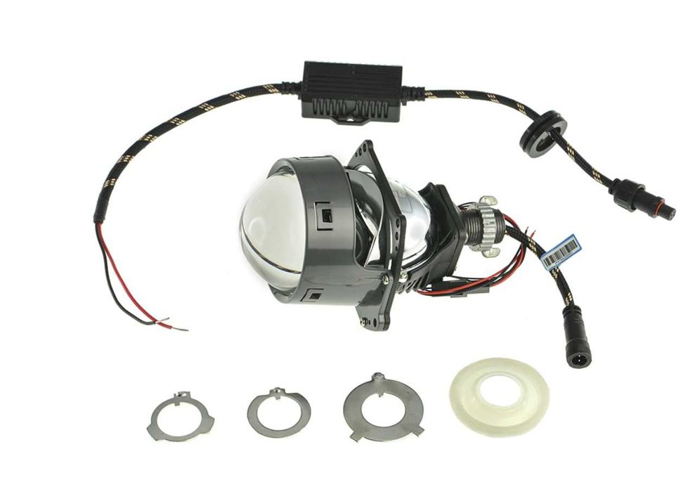 Bi-Led линза Cyclone BL 3.0″ 45W Universal H7/H4