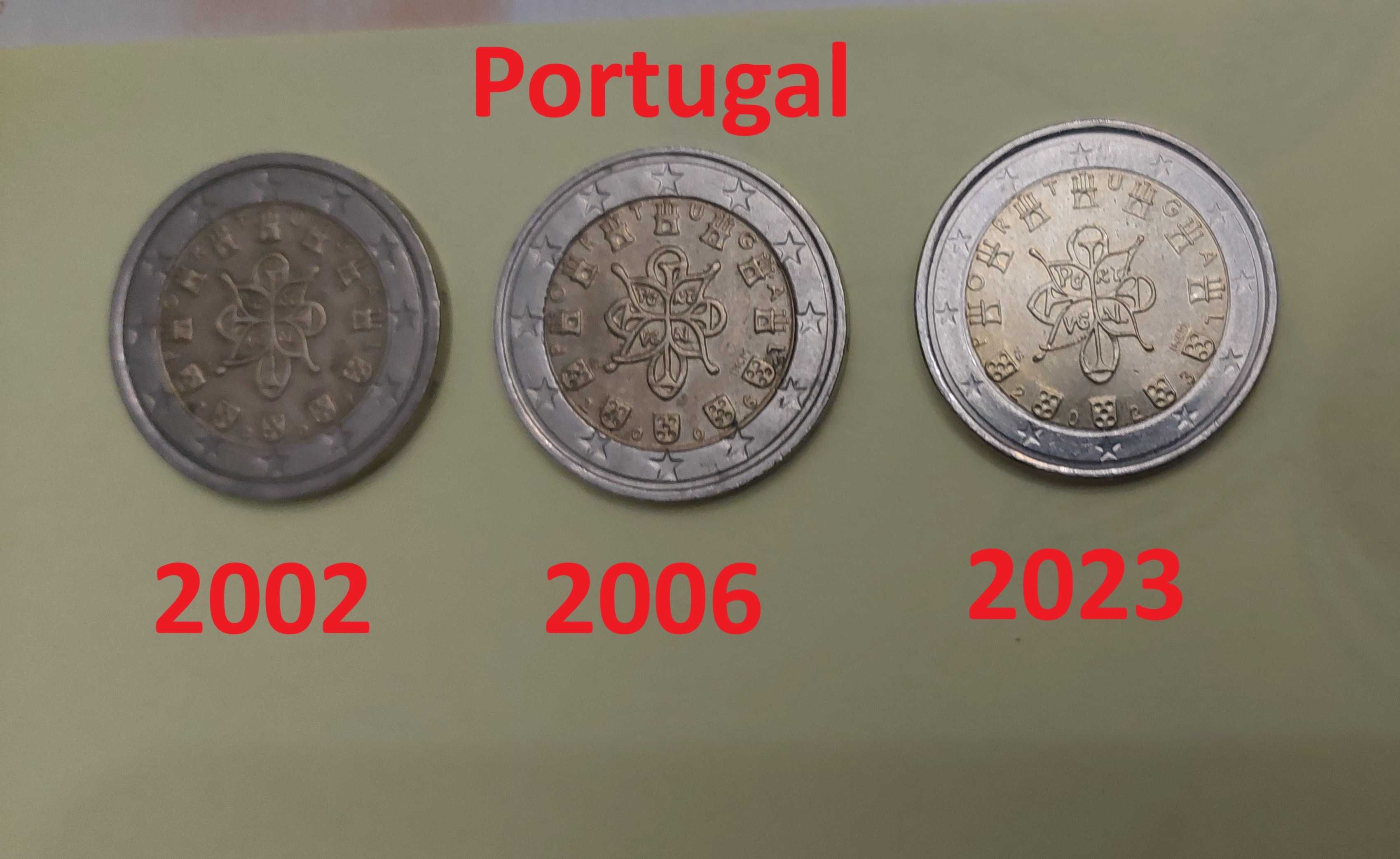 Moedas 2 euro para troca