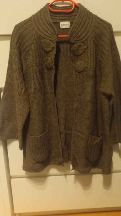 Sweter kardigan damski L