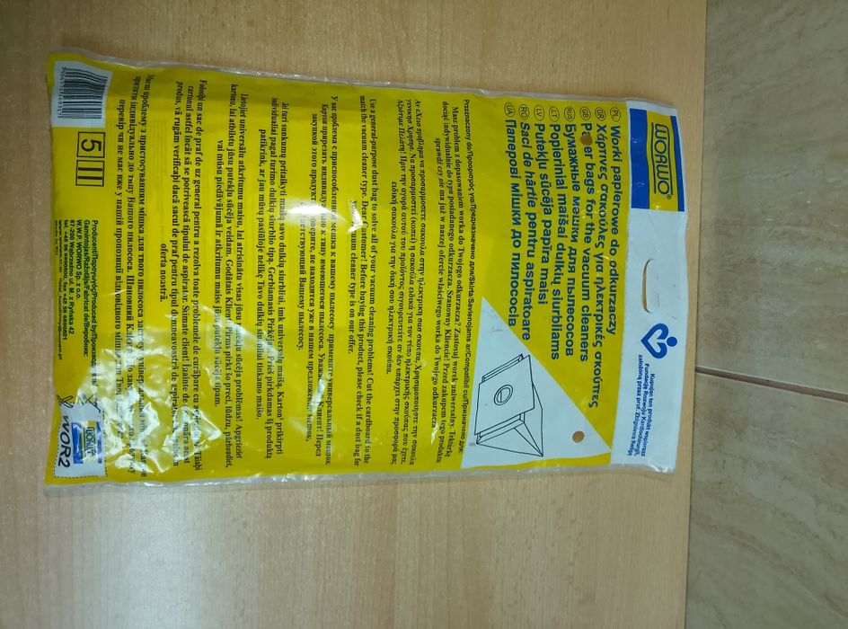 Worki do odkurzaczy WORWO WOR2 - 4 sztuki