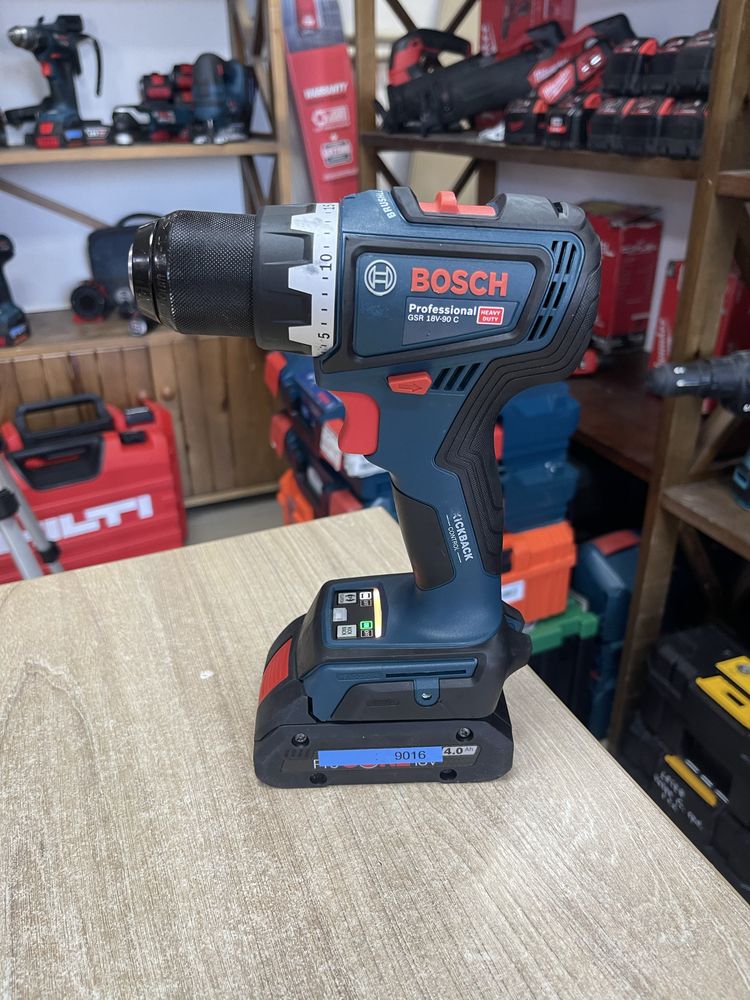 Bosch GSR 18V-90 C / акумуляторний безщітковий шуруповерт Бош