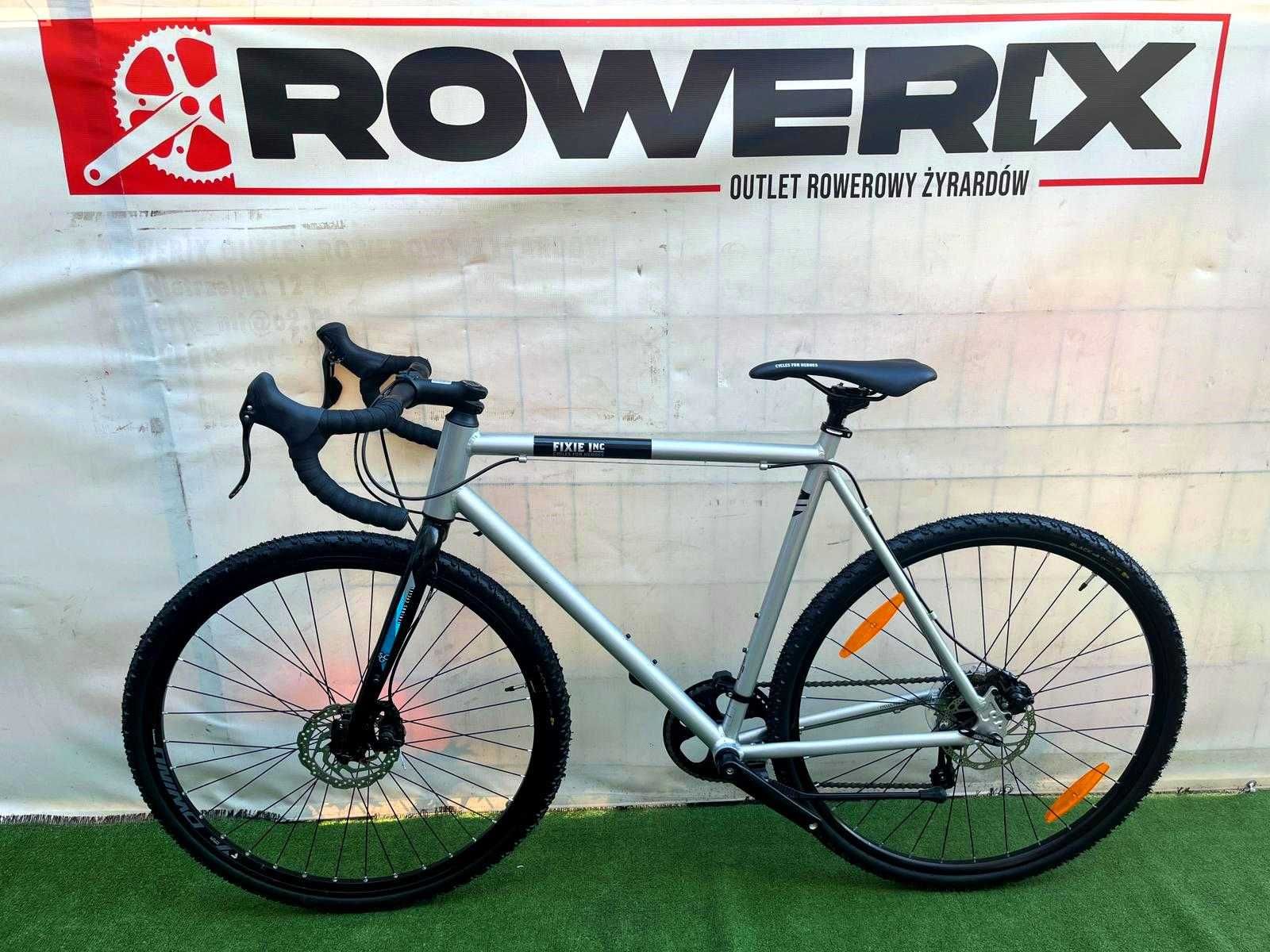 *Piękny Gravel FIXIE FLOATER DISC* Koła 28" Tarcze SHIMANO SORA -30%