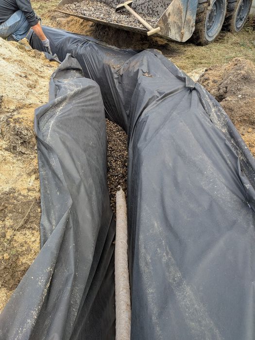 Odwodniania drenarskie wody deszczowej