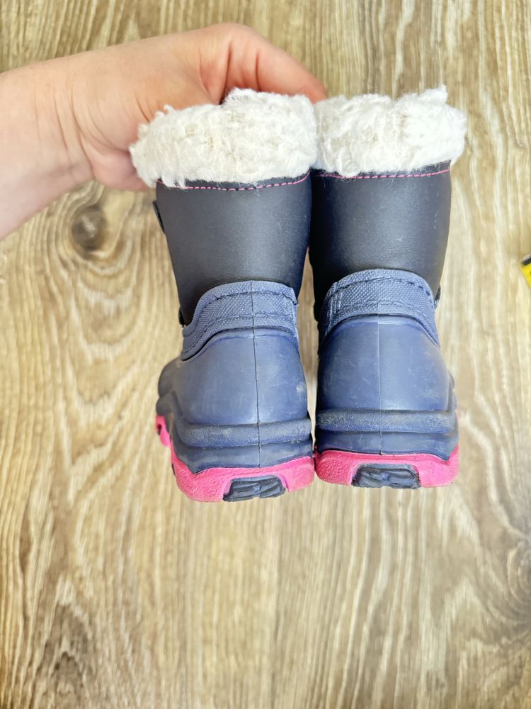 Зимові непромокаючі чоботи для дівчинки