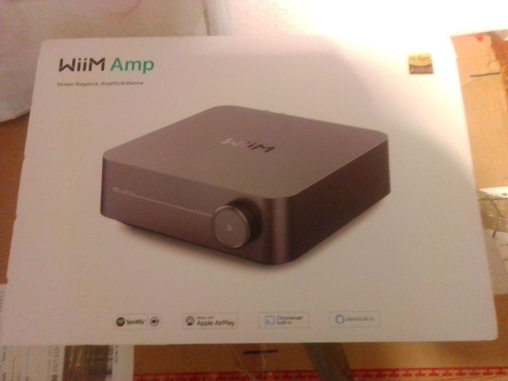 WiiM Amp  ,DAC,  2X 80watt, Spotify Tidal vTuner Tunelin Bluetooth