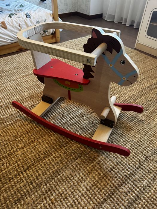 Cavalo Baloiço Madeira