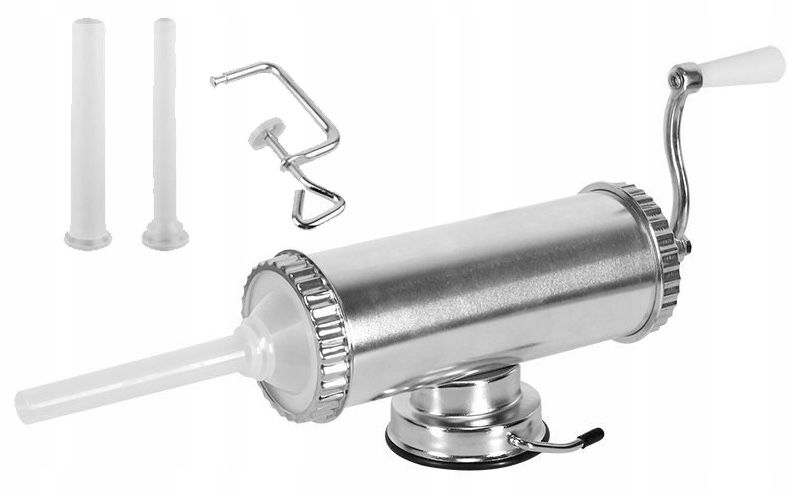 SOLIDNA NADZIEWARKA 2,5kg maszynka SZPRYCA do KIEŁBAS mięsa napycharka