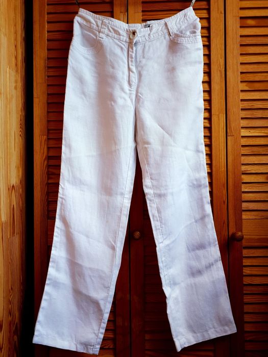 Штани літні, натуральний льон