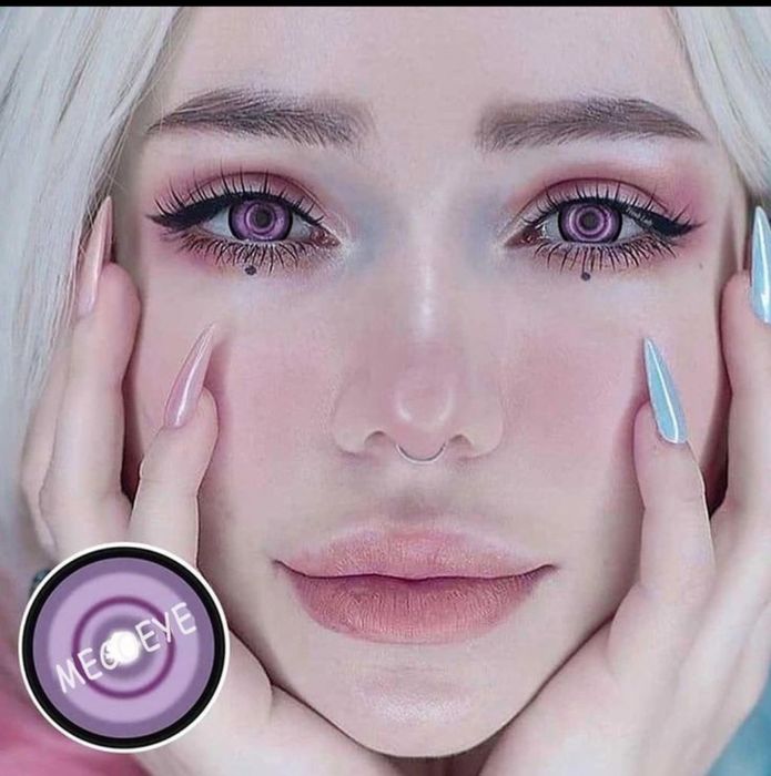 Violet ring soczewki kontaktowe Halloween Manga cosplay