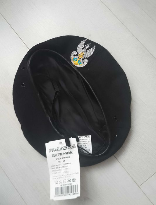 Beret marynarski wzór 418/MON. Nowy roz. 57