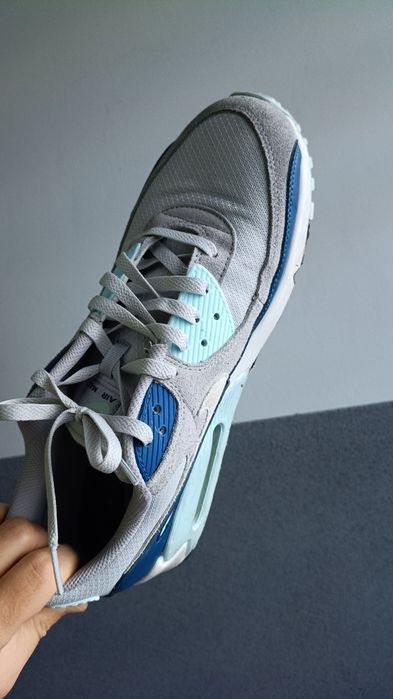 Nike air max 90 (szary i niebieski)