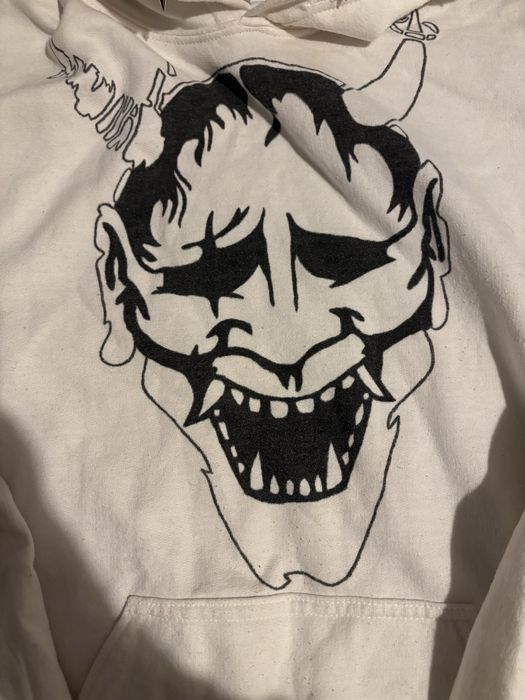 bluza custom devil diabel z cwiekami kolcami