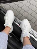 Кроссовки женские Adidas yeezy boost 350 V2 Full White/Кросівки жіночі