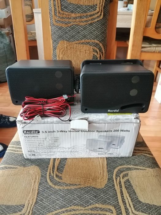 Głośniki zewnętrzne sufitowe wiszące ściene Herdio HE-HOS-301 200W