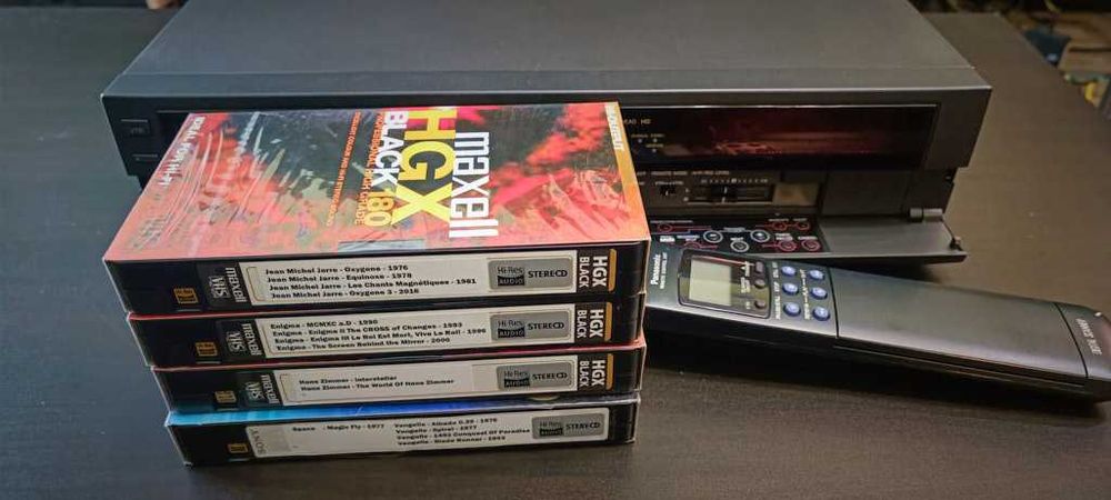 HiFi стерео відеомагнітофон Panasonic NV-F55EE Japan 6 голів! + пульт