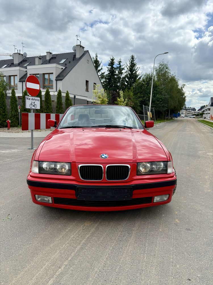 BMW e36 cabrio 1999r klima Hellrot