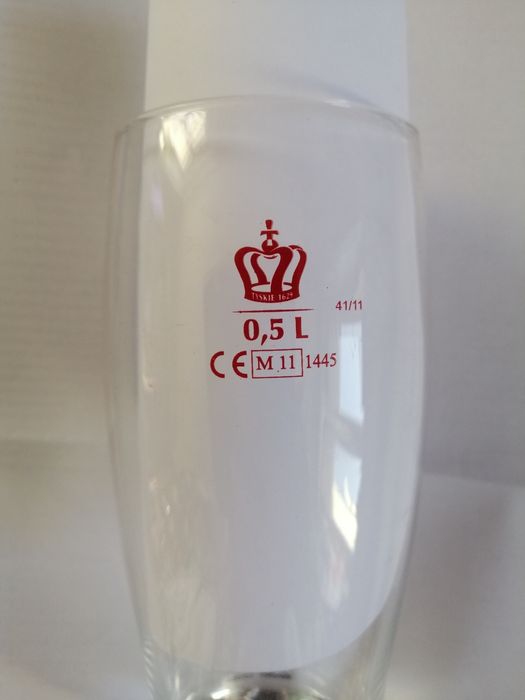 Kufel do piwa Tyskie, szklanka 0.5 l bdb