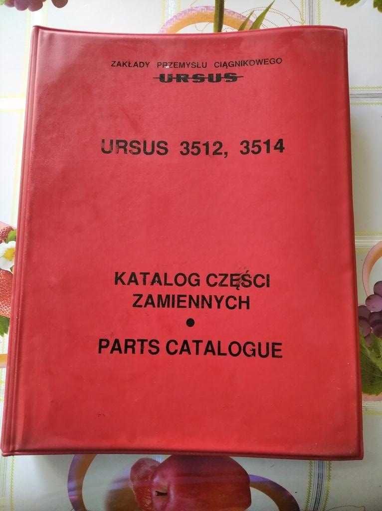 Katalog części Ursus 3512, 3514 oryginał + 2 GRATIS