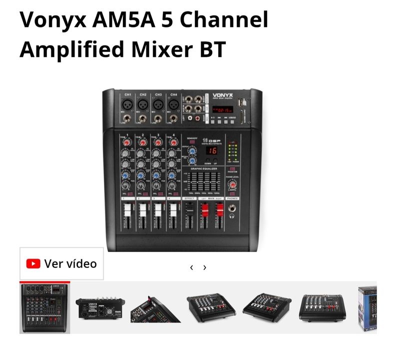 Colunas JBL e amplificador